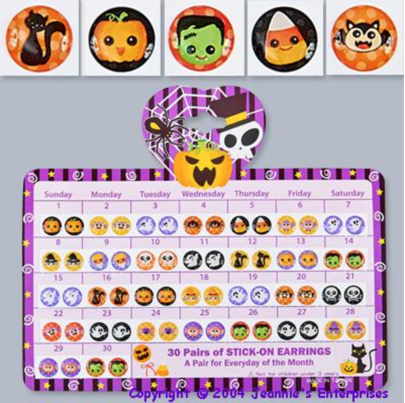Halloween stick sales on earrings