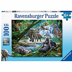100 PIECE JUNGLE ANIMALS PUZZLE