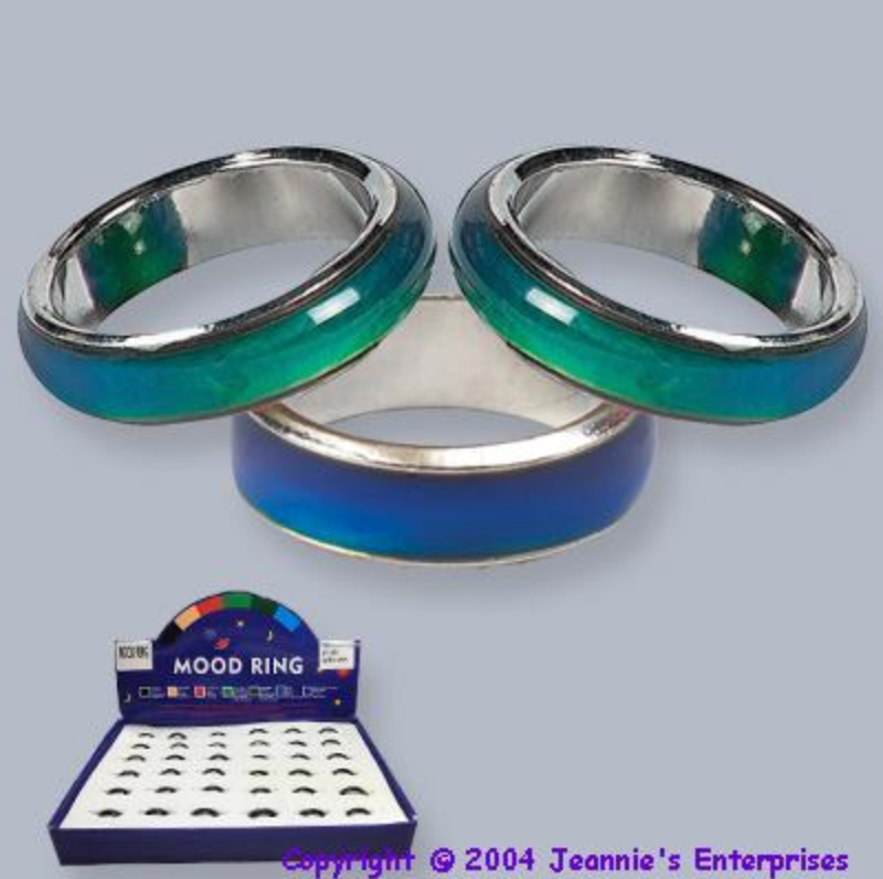 PLAIN MOOD RING BANDS The Toy Box