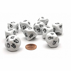 SIGN LANGUAGE DICE - sold individually