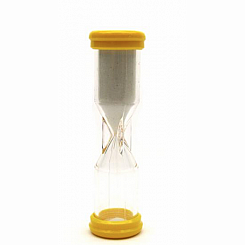 3-MINUTE YELLOW SAND TIMER