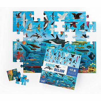 48-pc Above & Below Puzzle - Sea and Sky