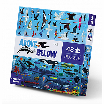 48-pc Above & Below Puzzle - Sea and Sky