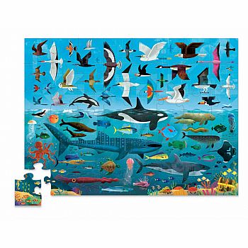 48-pc Above & Below Puzzle - Sea and Sky