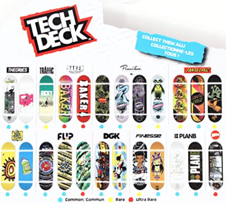tech deck fingerboard wood