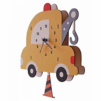 TOW TRUCK PENDULUM CLOCK