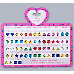 STICK ON EARRINGS