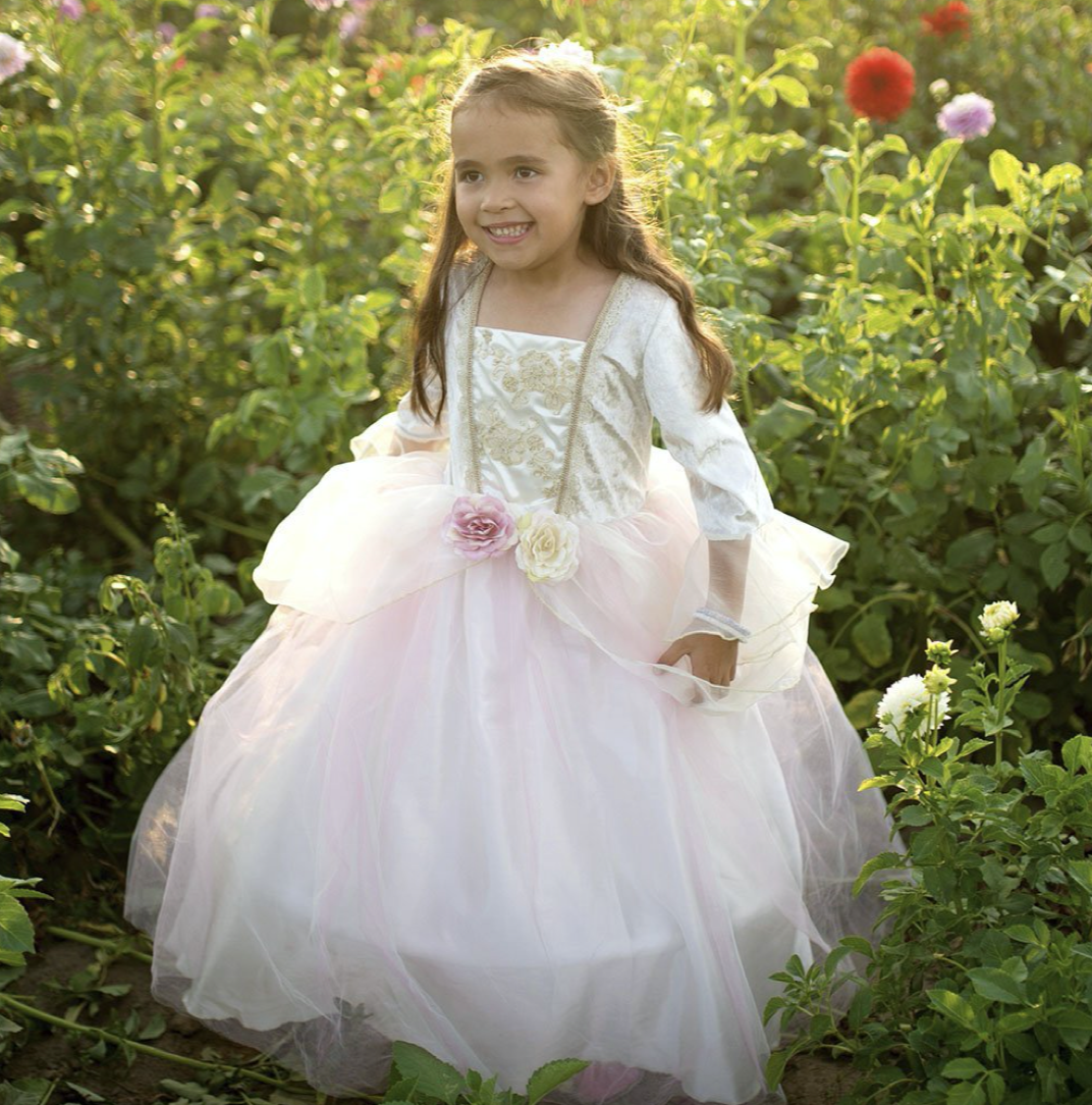 rose princess dress Briar Rose Dress: Cotton Aurora Princess Costume