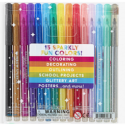 RAINBOW GLITTER MARKERS