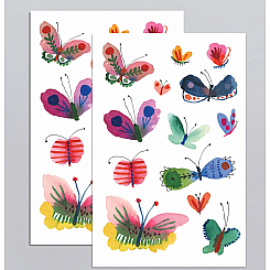 BUTTERFLY FRENZY TATTOO SHEET