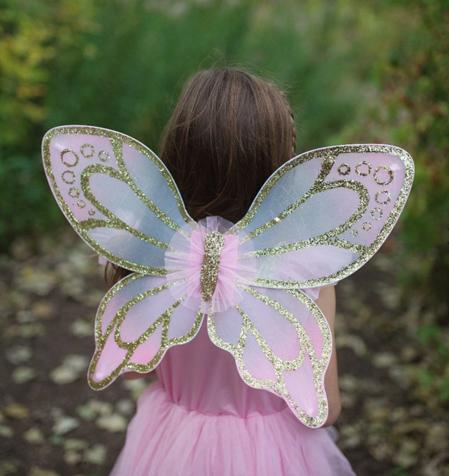 green emerald velvet dress Golden Butterfly Dress Gold / FR 50