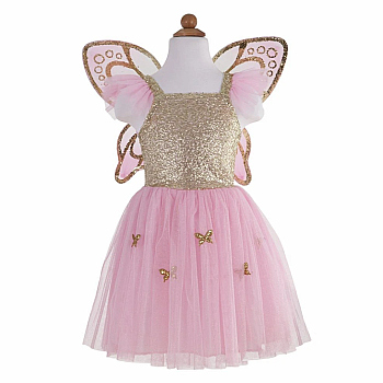 GOLD BUTTERFLY DRESS & WINGS