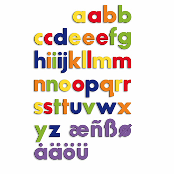 Magnetic Lower Case Letters