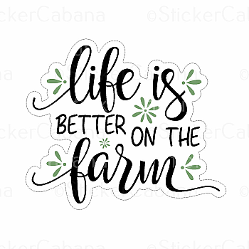 LG BETTER ON FARM STICKER