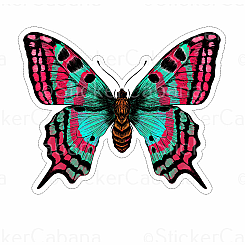 LG BUTTERFLY STICKER