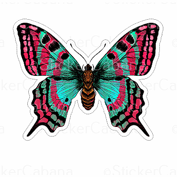 LG BUTTERFLY STICKER