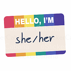 LG SHE HER STICKER