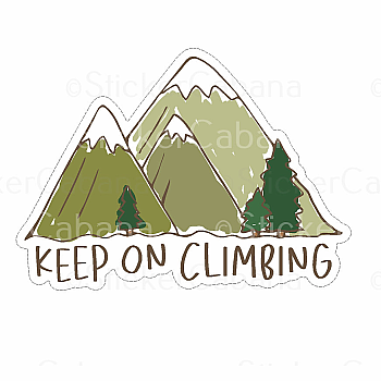 LG KEEP CLIMBING STICKER