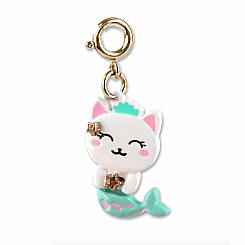 Gold Purrmaid Charm