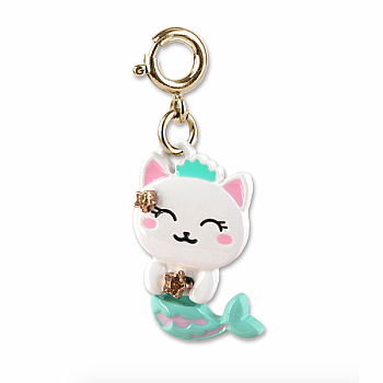Gold Purrmaid Charm