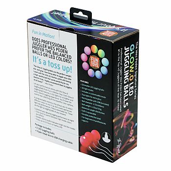 GLOW JUGGLING BALLS