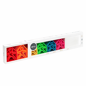 dëna Neon Kids and Houses 6 Pack