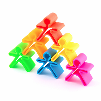 dëna Neon Kids and Houses 6 Pack