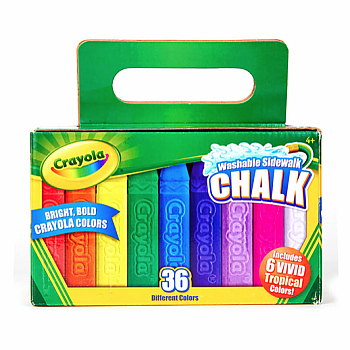 36 Ct Washable Sidewalk Chalk