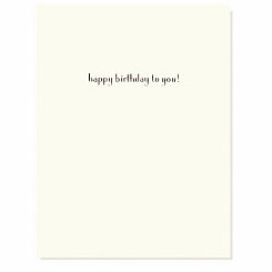 BIRTHDAY WHO CARD