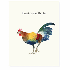 ROOSTER THANK YOU CARD