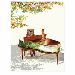 PIANO BEAR CARD