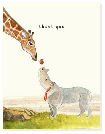 A LITTLE GIFT THANK YOU CARD