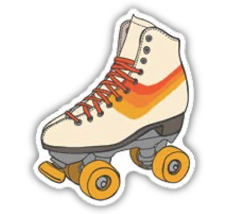 ROLLER SKATE STICKER
