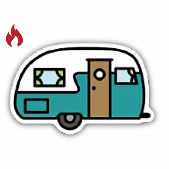 RETRO CAMPER STICKER