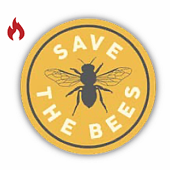 SAVE THE BEES STICKER