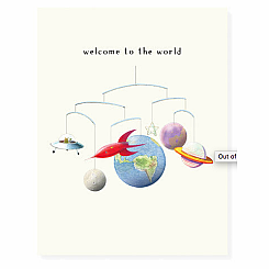 OUT OF THIS WORLD BABY CARD