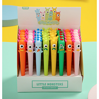 22368 Little Monsters Gel Pen-0.5Mm Ultra Fine Black Gel Ink.