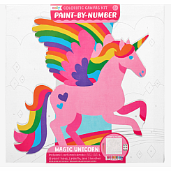 Colorific Canvas Paint By Number Kit - Magic Unicorn