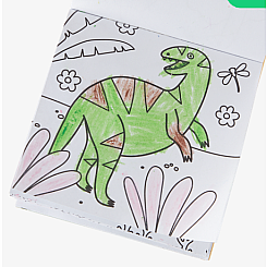 Carry Along Coloring Book Set - Dinoland