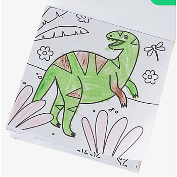 Carry Along Coloring Book Set - Dinoland