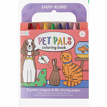 Carry Along Coloring Book Set - Pet Pals