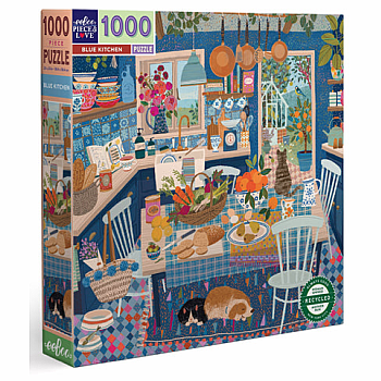 Blue Kitchen 1000 Piece Puzzle