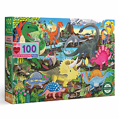 Land of Dinosaurs 100 Piece Puzzle