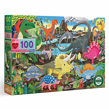 Land of Dinosaurs 100 Piece Puzzle