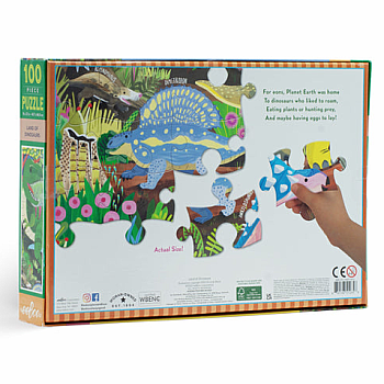 Land of Dinosaurs 100 Piece Puzzle