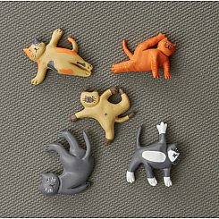 CAT YOGA MAGNETS