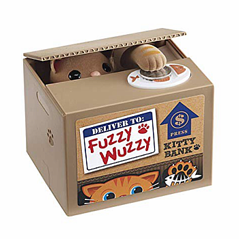FUZZY WUZZY KITTY BANK