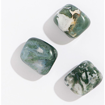 TUMBLED MOSS AGATE