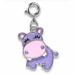 SWIVEL HIPPO CHARM