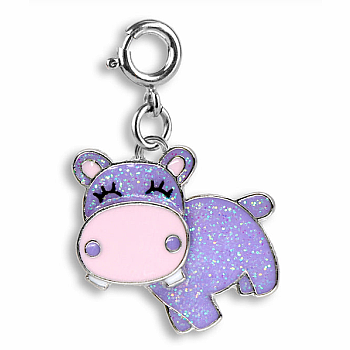 SWIVEL HIPPO CHARM